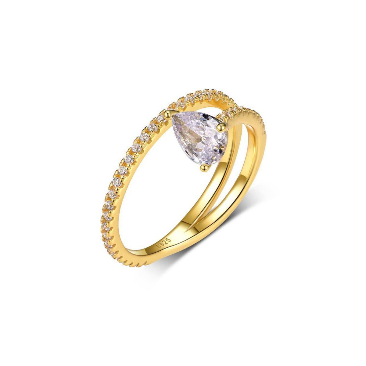 The Celeste Waterdrop Ring