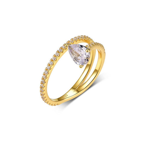 The Celeste Waterdrop Ring
