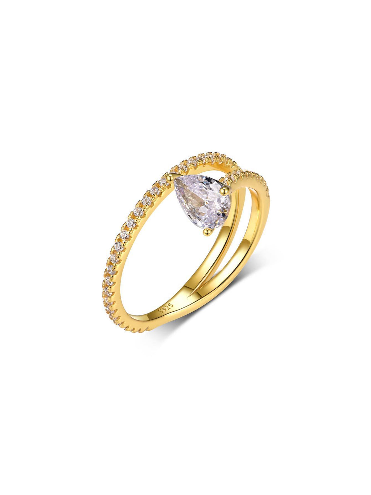 The Celeste Waterdrop Ring