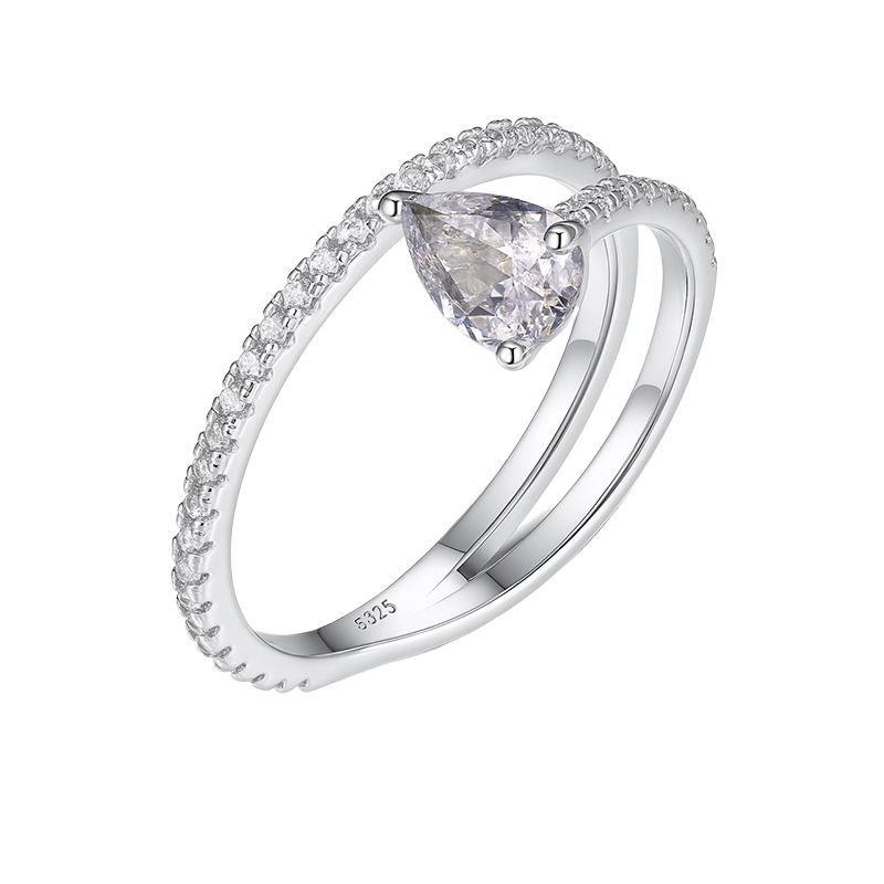 The Celeste Waterdrop Ring